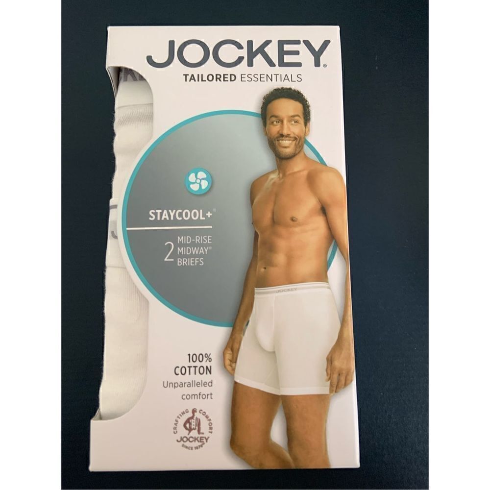 NWT Jockey Mid-Rise Midway Boxer Briefs
